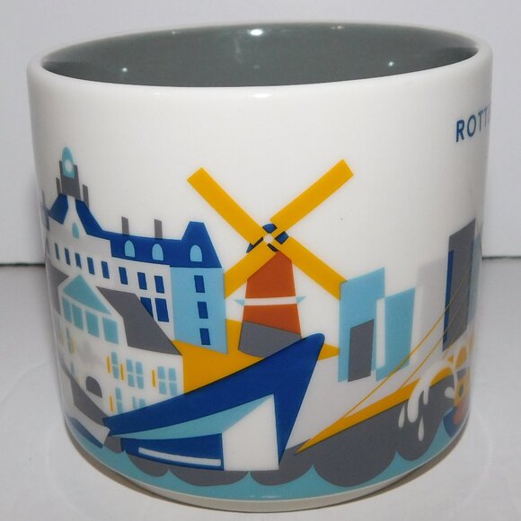 2017 Starbucks YOU ARE HERE YAH Rotterdam Netherlands 14 oz Coffee Tea Mug - Picture 2 of 7